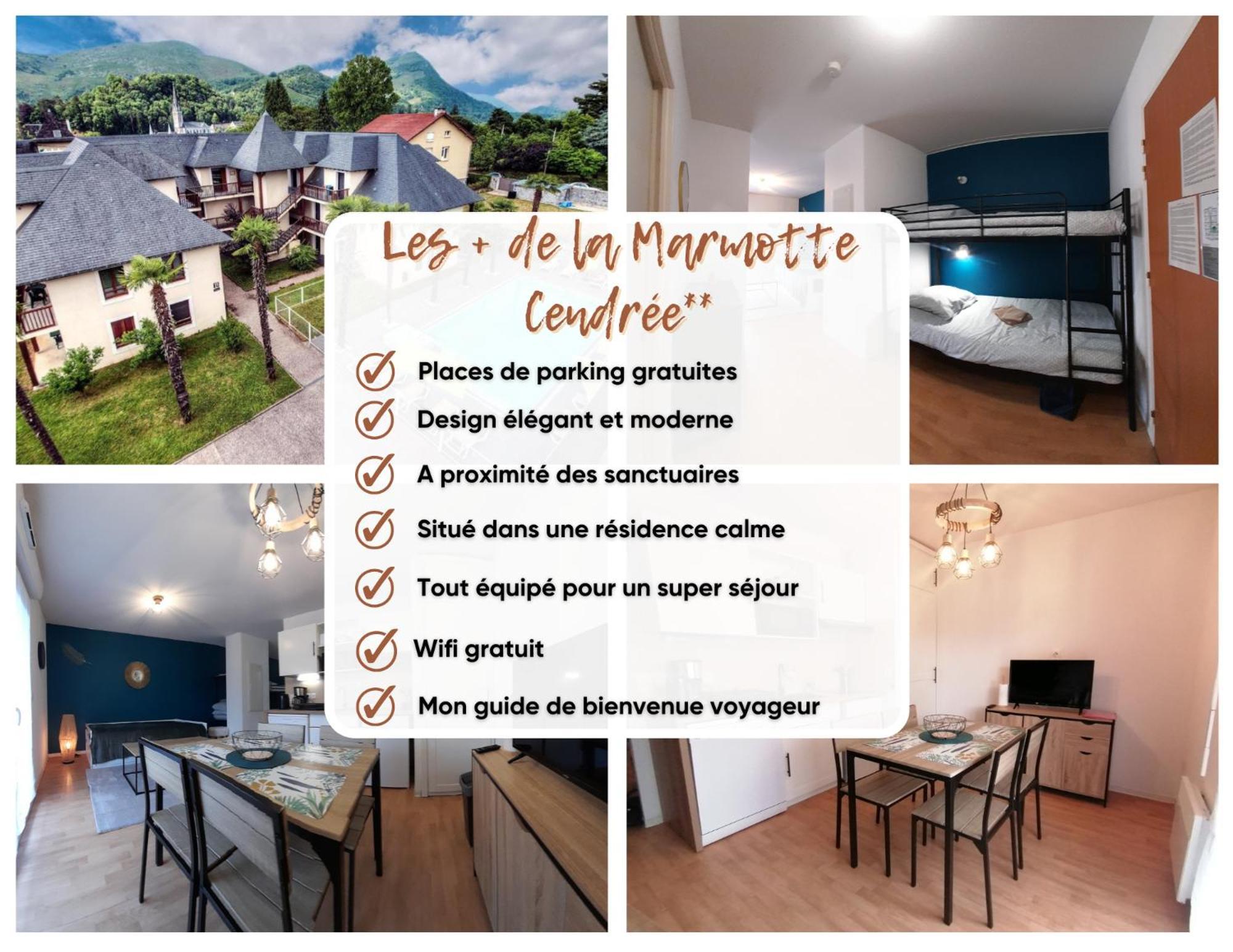 Appartement De La Marmotte Cendree, Dans Residence De Tourisme 3 Etoiles Lourdes Luaran gambar